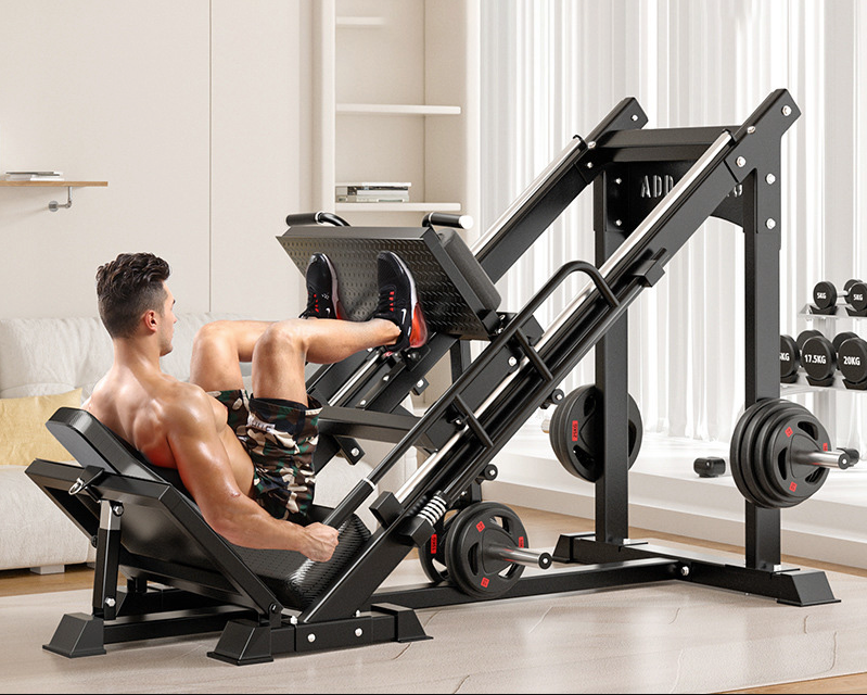 2-In-1 Hack Squat + Leg Press Machine