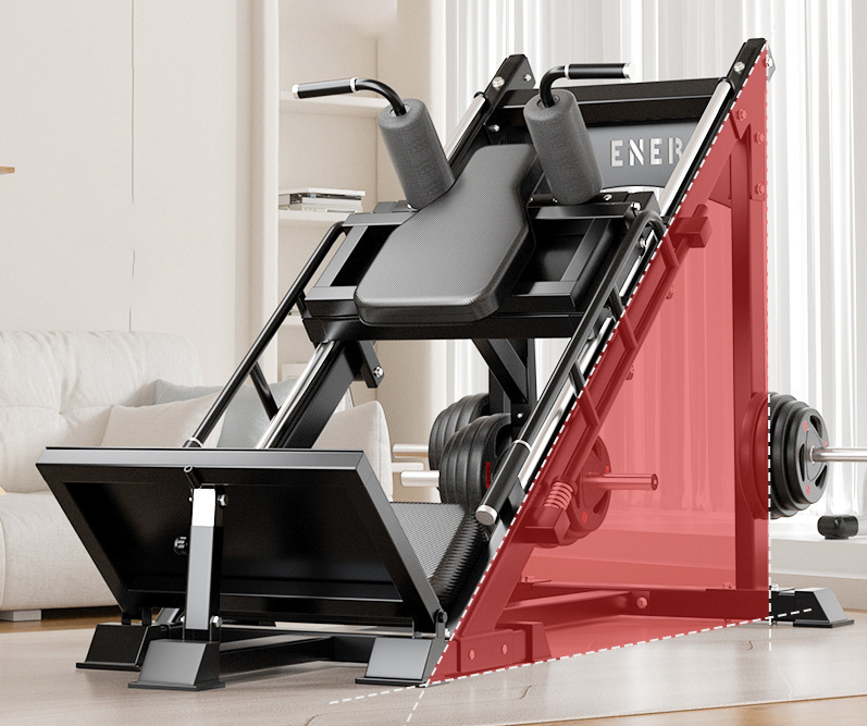 2-In-1 Hack Squat + Leg Press Machine