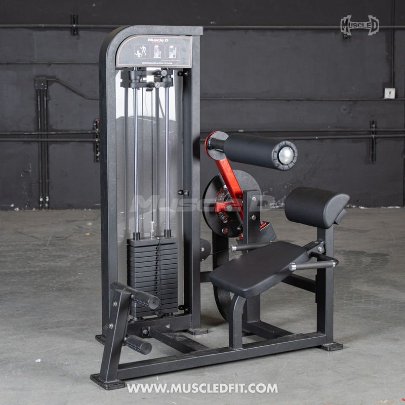 Classic V2 Selectorized Back / Ab Combo by Muscle D Fitness - Dual Function Core Machine