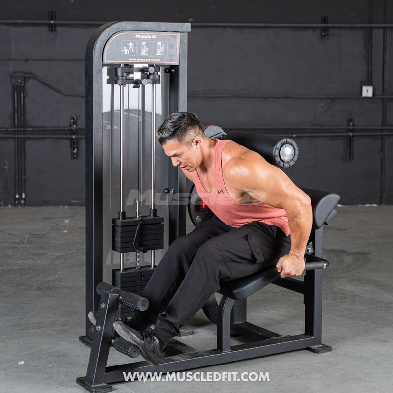 Classic V2 Selectorized Back / Ab Combo by Muscle D Fitness - Dual Function Core Machine