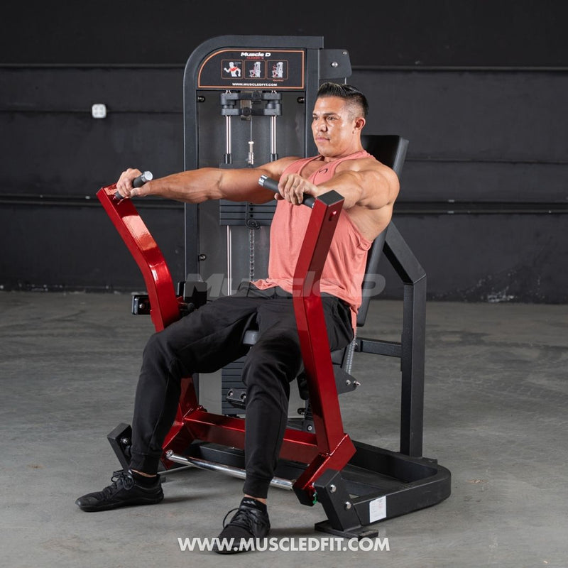 Classic V2 Selectorized Chest Press | Muscle D Fitness Commercial Machine