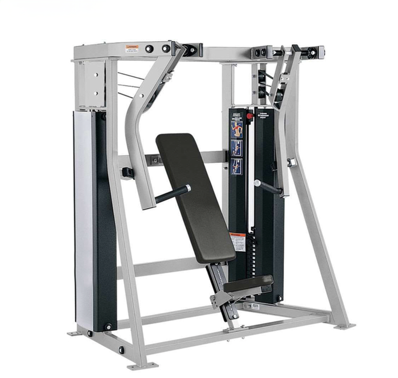 Premium Pin-Loaded Decline Chest Press Machine