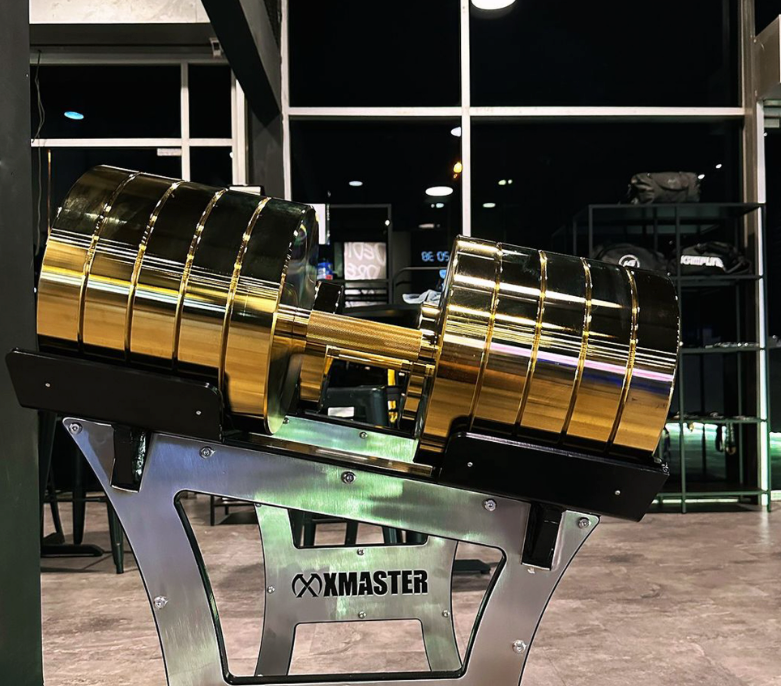 160 KG (352 LBS) Golden Dumbbell Set