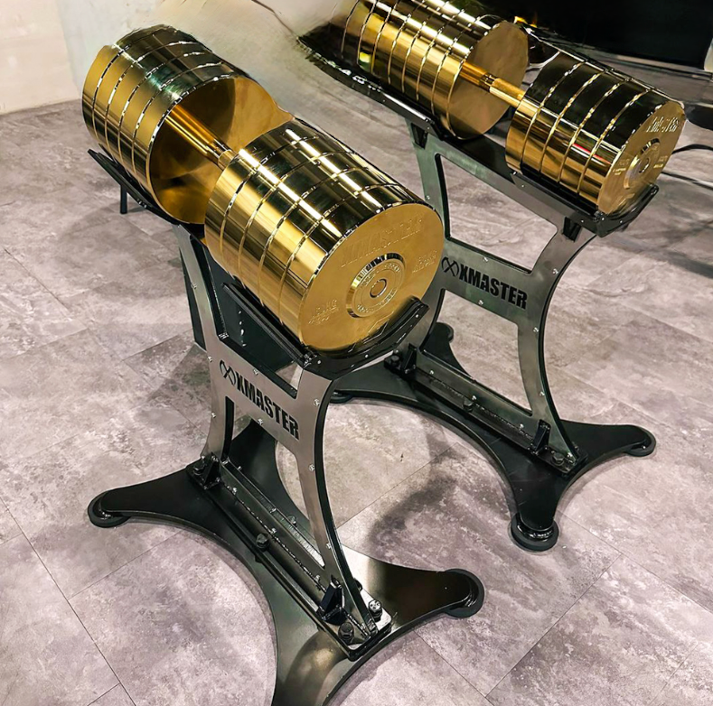 160 KG (352 LBS) Golden Dumbbell Set